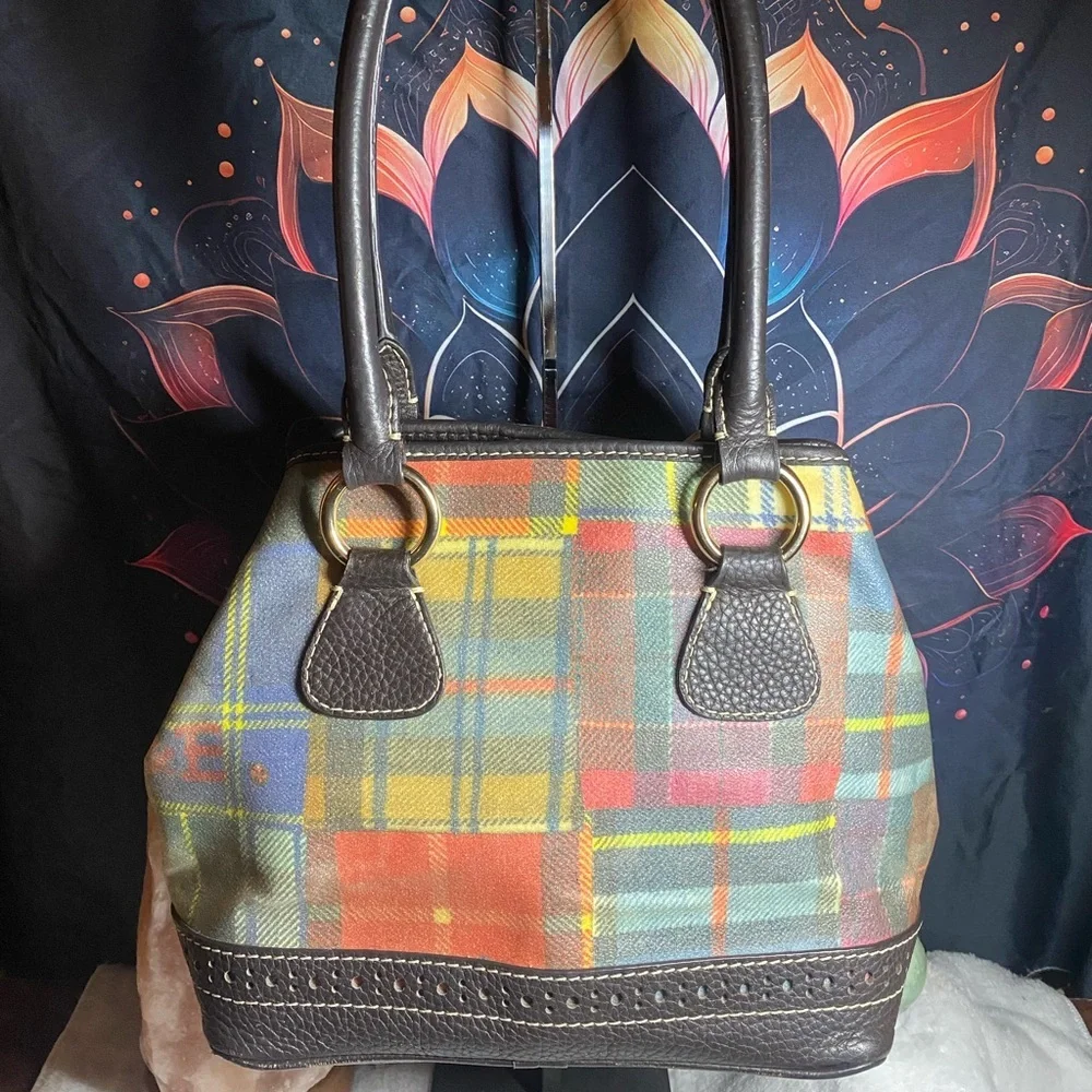 GUC Dooney & Bourke Madre Ladybug Satchel - Picture 2 of 9